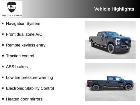 New 2025 Ford F350 Lariat w/ Black Appearance Package image 3