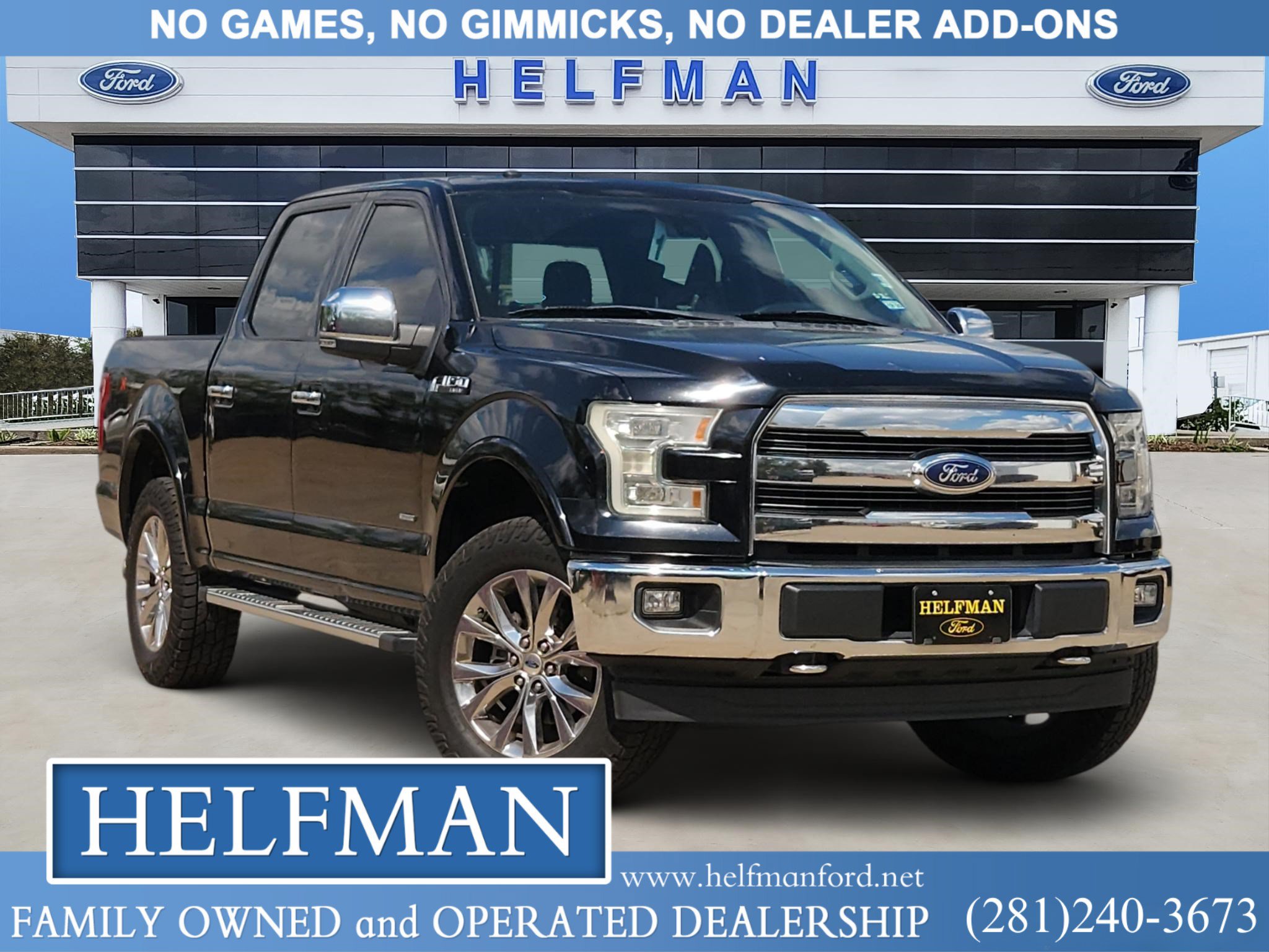 Used 2016 Ford F150 Lariat w/ Equipment Group 502A Luxury AWD/4WD image 1