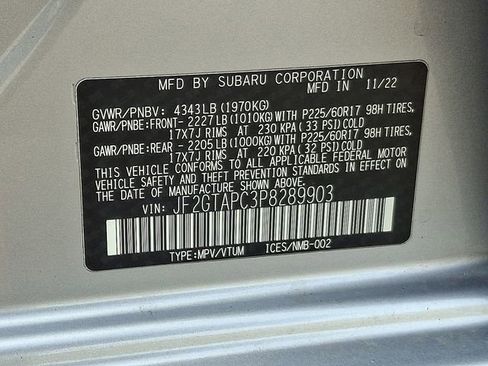 Used 2023 Subaru Crosstrek 2.0i Premium image 27