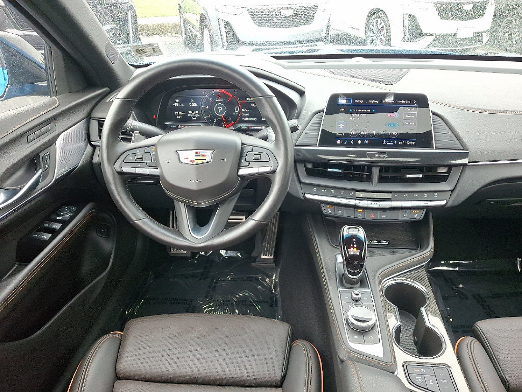 Certified 2024 Cadillac CT4 V w/ Technology Package RWD image 12