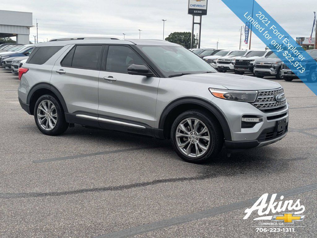 Used 2021 Ford Explorer Limited w/ Equipment Group 301A RWD image 2