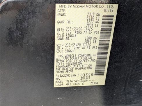 Used 2019 Nissan Murano Platinum image 23