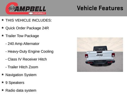 Used 2022 Jeep Gladiator Rubicon w/ Trailer Tow Package image 5