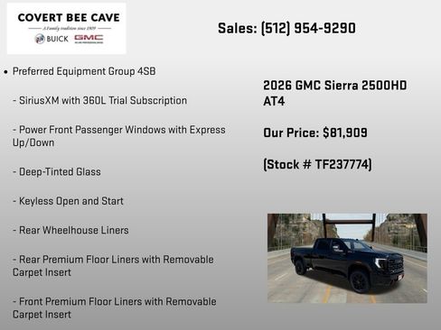 New 2026 GMC Sierra 2500 AT4 w/ AT4 Premium Plus Package AWD/4WD image 6