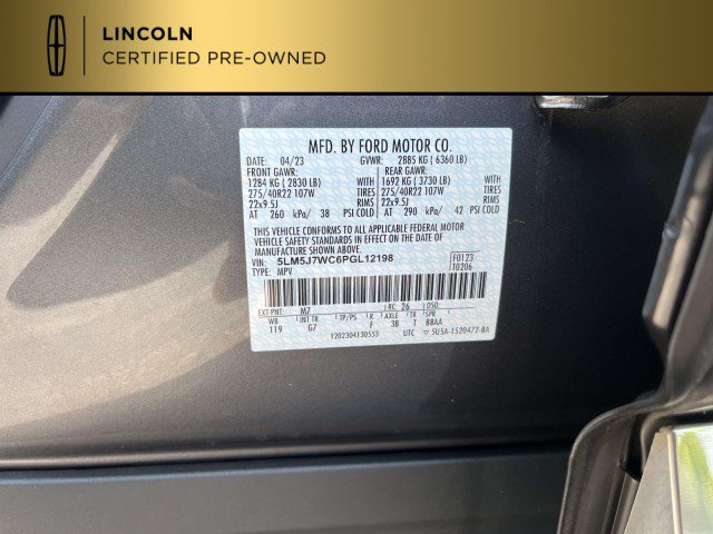 Certified 2023 Lincoln Aviator Reserve w/ Equipment Group 201A RWD image 33
