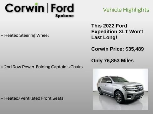 Used 2022 Ford Expedition XLT AWD/4WD image 13