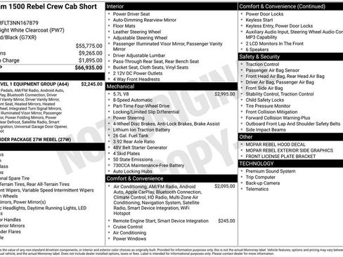 Used 2022 RAM 1500 Rebel w/ Rebel Level 1 Equipment Group AWD/4WD image 24