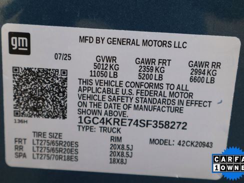 Used 2025 Chevrolet Silverado 2500 High Country w/ Technology Package image 33