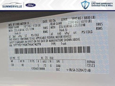 New 2026 Ford Transit 150 Low Roof image 35