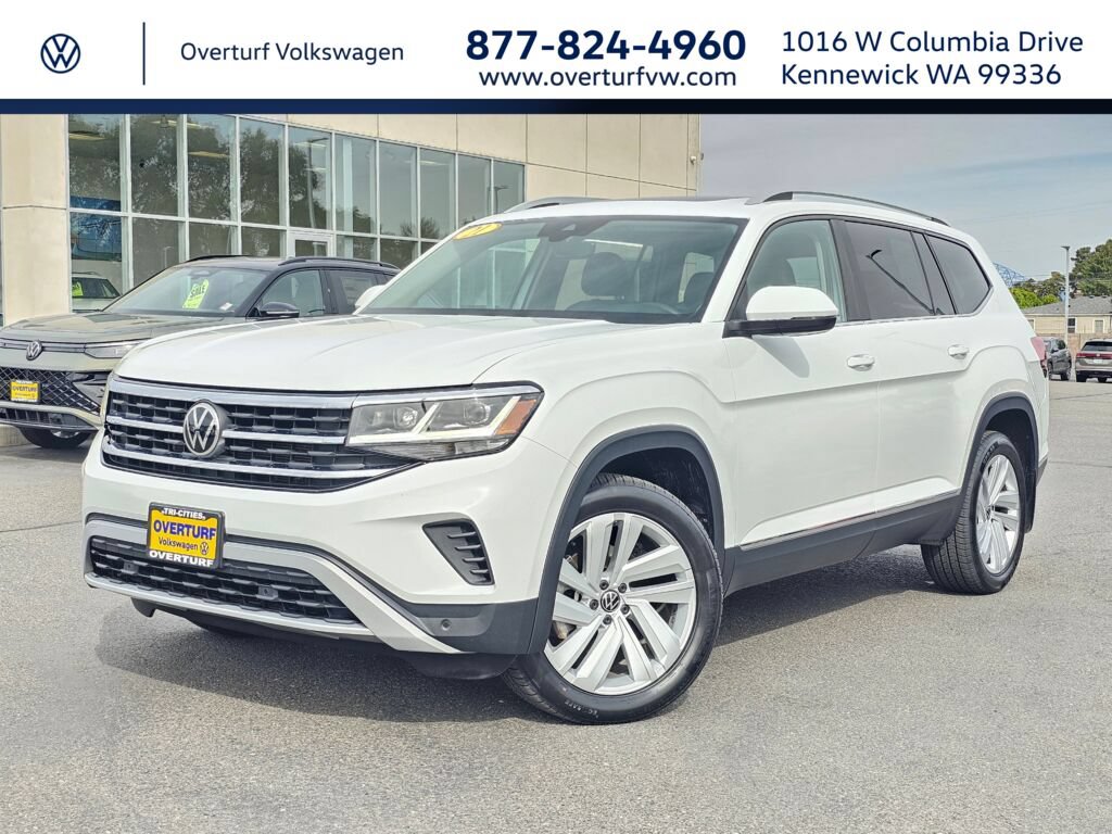 Used 2021 Volkswagen Atlas SEL AWD/4WD image 1