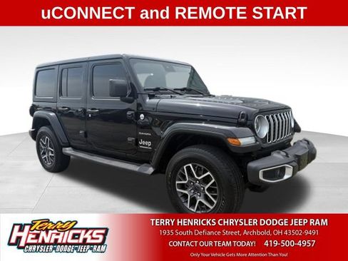 Used 2024 Jeep Wrangler Unlimited Sahara AWD/4WD image 1