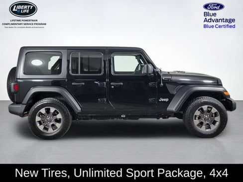 Used 2021 Jeep Wrangler Unlimited Sport AWD/4WD image 2