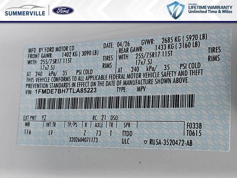 New 2026 Ford Bronco Big Bend AWD/4WD image 36