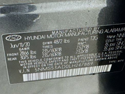 Used 2020 Hyundai Santa Fe Limited FWD image 43