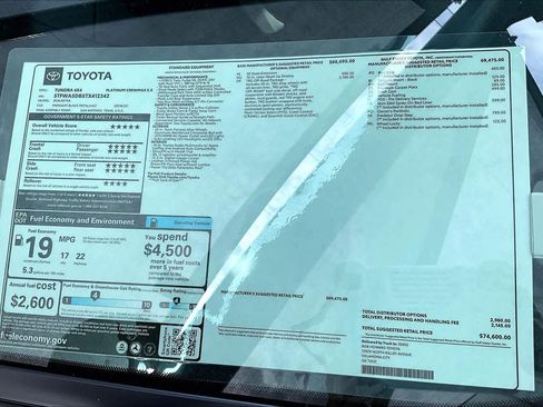New 2026 Toyota Tundra Platinum AWD/4WD image 20