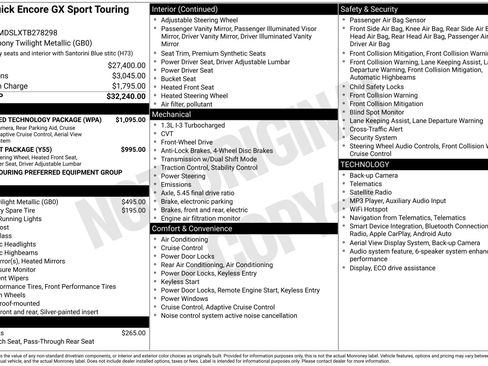 New 2026 Buick Encore GX Sport Touring w/ Advanced Technology Package FWD image 38