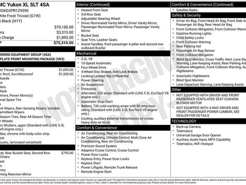 Used 2023 GMC Yukon XL SLT AWD/4WD image 1