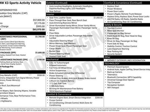 Used 2022 BMW X3 M40i image 10