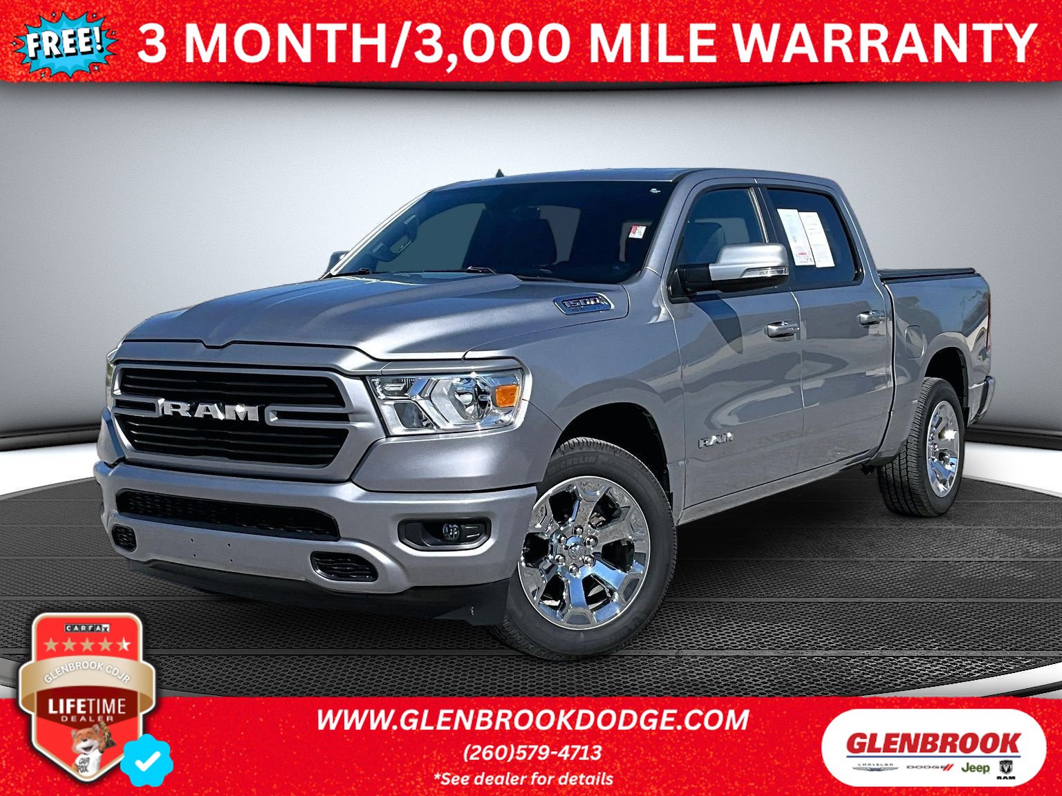 Certified 2021 RAM 1500 Big Horn AWD/4WD image 1