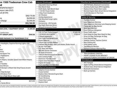 New 2026 RAM 1500 Tradesman AWD/4WD image 5