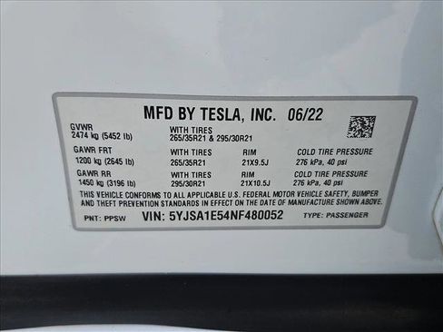 Used 2022 Tesla Model S AWD/4WD image 24