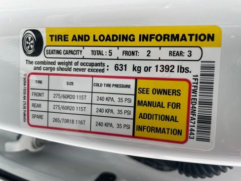 Used 2022 Ford F150 Lariat w/ Equipment Group 502A High AWD/4WD image 49