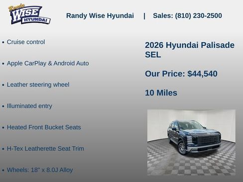 New 2026 Hyundai Palisade SEL AWD/4WD image 15