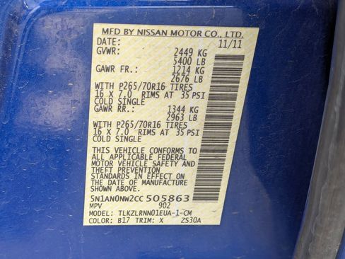 Used 2012 Nissan Xterra S w/ Value Package image 33