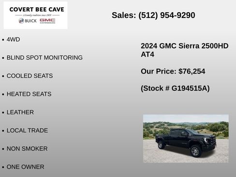 Used 2024 GMC Sierra 2500 AT4 w/ AT4 Premium Plus Package AWD/4WD image 6