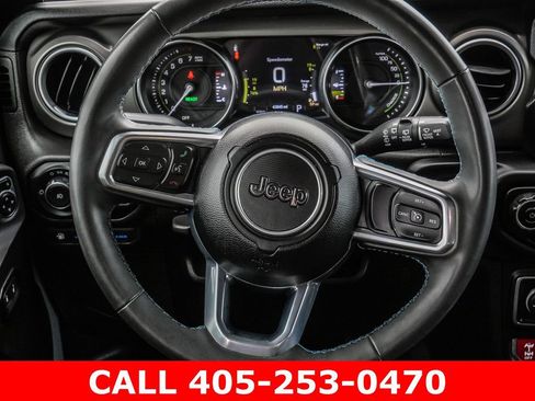 Used 2023 Jeep Wrangler Unlimited Rubicon 4xe w/ Cold Weather Group AWD/4WD image 35