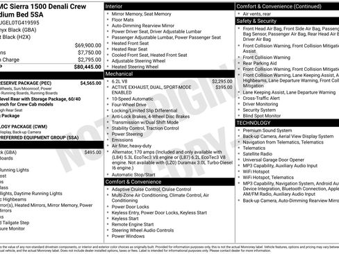 New 2026 GMC Sierra 1500 Denali w/ Denali Reserve Package AWD/4WD image 48
