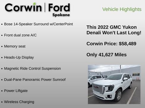 Used 2022 GMC Yukon Denali image 6