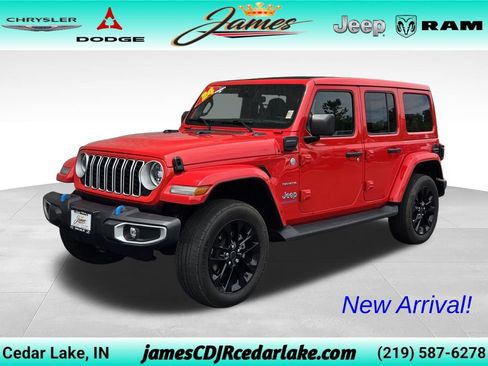Used 2024 Jeep Wrangler Unlimited Sahara w/ Safety Group AWD/4WD image 1