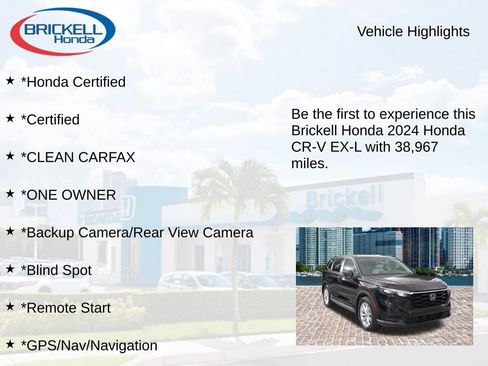 Used 2024 Honda CR-V EX-L image 9