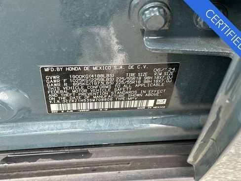Certified 2025 Honda HR-V Sport image 31