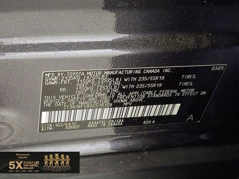 Certified 2025 Toyota RAV4 Limited w/ Advanced Technology Package AWD/4WD image 33
