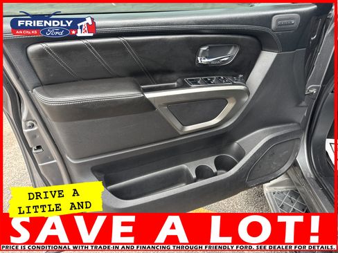 Used 2015 Nissan Armada Platinum w/ 2nd Row Captain Seat Package image 10