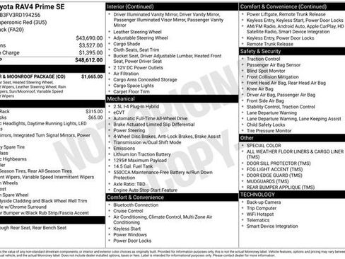 Used 2024 Toyota RAV4 SE w/ Weather & Moonroof Package AWD/4WD image 11