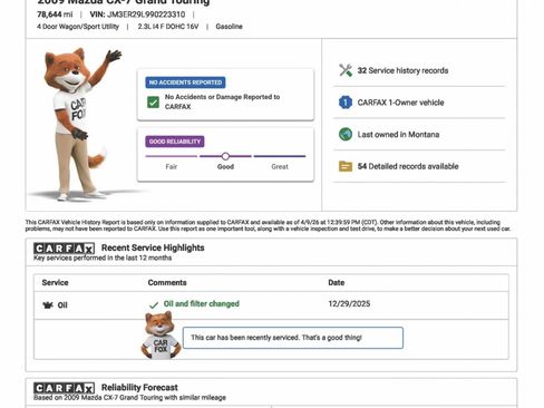 Used 2009 MAZDA CX-7 Sport image 2