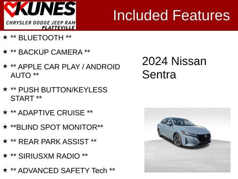 Used 2024 Nissan Sentra SV FWD image 2