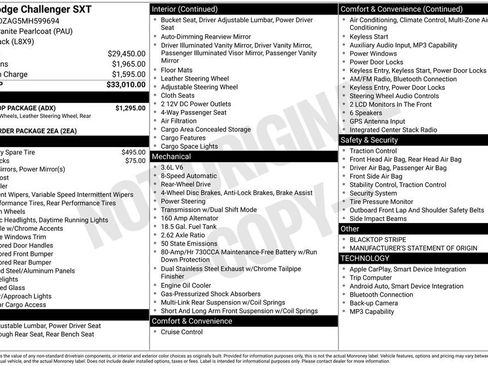 Used 2021 Dodge Challenger SXT w/ Blacktop Package image 7