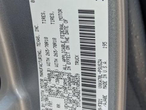 New 2026 Toyota Tundra SR5 RWD image 16