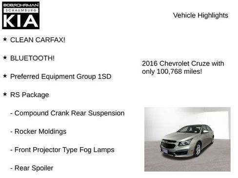 Used 2016 Chevrolet Cruze LT w/ RS Package image 7