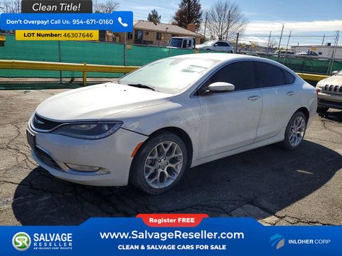 Used 2015 Chrysler 200 C w/ Navigation & Sound Group I image 1