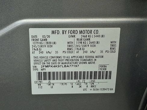 Used 2020 Ford Edge Titanium AWD/4WD image 27