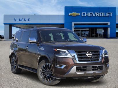 Used 2021 Nissan Armada Platinum w/ Captain's Chairs Package