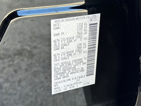 Used 2021 Nissan Murano SV w/ Cargo Package image 27