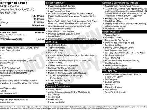 Used 2021 Volkswagen ID.4 Pro S w/ Gradient Package RWD image 13
