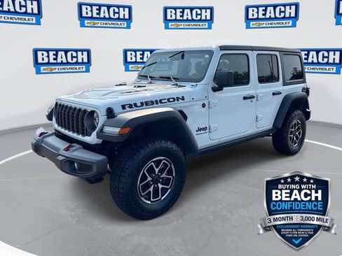 Used 2025 Jeep Wrangler Unlimited Rubicon AWD/4WD image 1