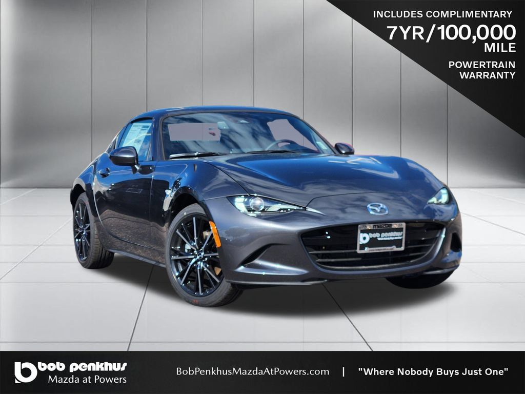 New 2026 MAZDA MX-5 Miata RF Grand Touring w/ Weather Package RWD 360° Tour